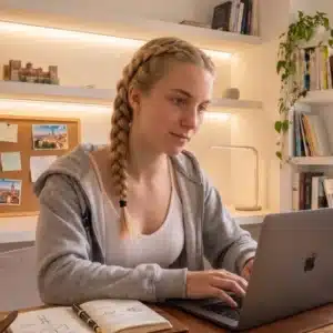 Estudiante con Bachillerato Internacional (IB) o bachillerato de la UE